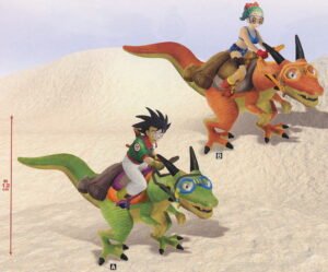 Dragon Ball Z Riding Scene Figure Bulma & Goku  2 pieces (Arcade Prize) 商品画像3