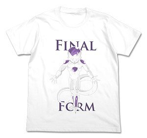 Dragon Ball Z Frieza Final Form T-Shirts White XL (Anime Toy)